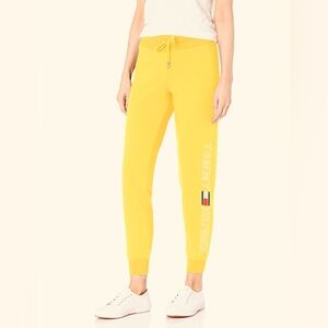 Women’s Size Large (33-34” Waist) Tommy Hilfiger Sport Logo Print Jogger Pants